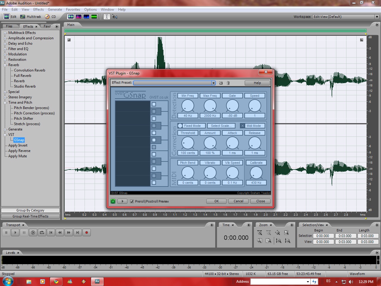 autotune for adobe audition 3.0